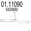 CITRO 5420692 Exhaust Pipe